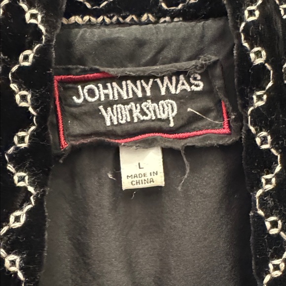 Johnny Was Black Embroidered Kimono - Picture 3 of 5